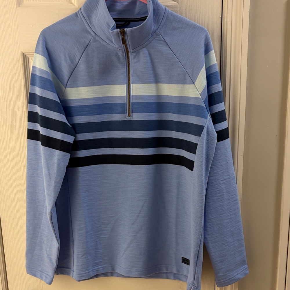 LL Bean Quarter-Zip Pullover NWOT